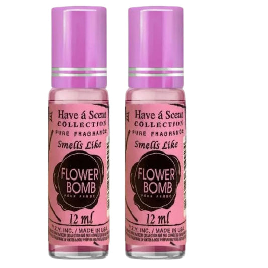 E de B Smell like Flower Bomb Pour Femme Roll On Oil 12ml (Pack of 2)