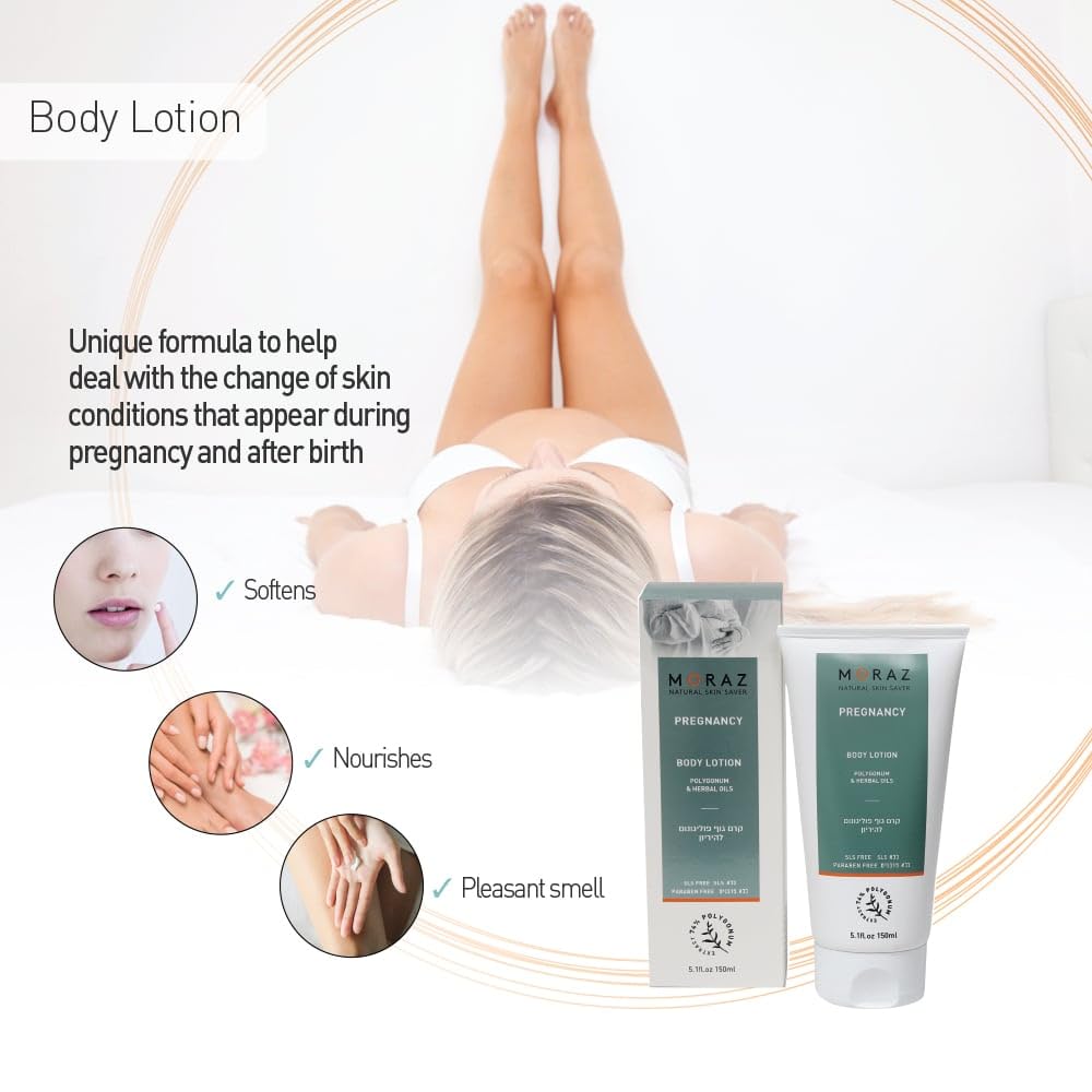Moraz Pregnancy Body Lotion 5.1 oz | Rich in Herbal Extracts & Natural Oils