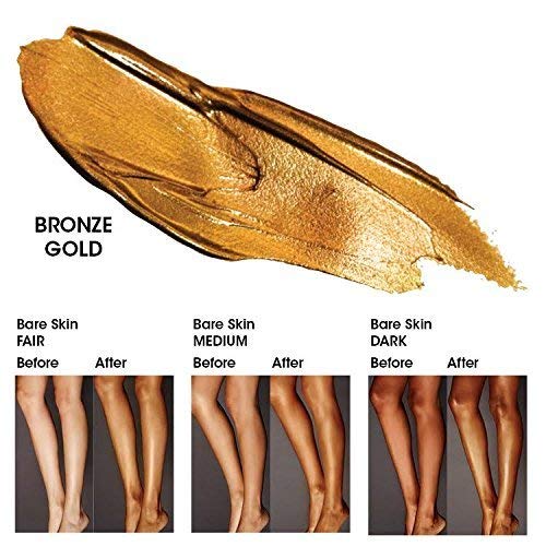 Melanie Mills Hollywood Mini Moisturizing Body Makeup Gleam on the Go Kit - Rose Gold, Bronze Gold, Deep Gold, 1 fl.oz. each