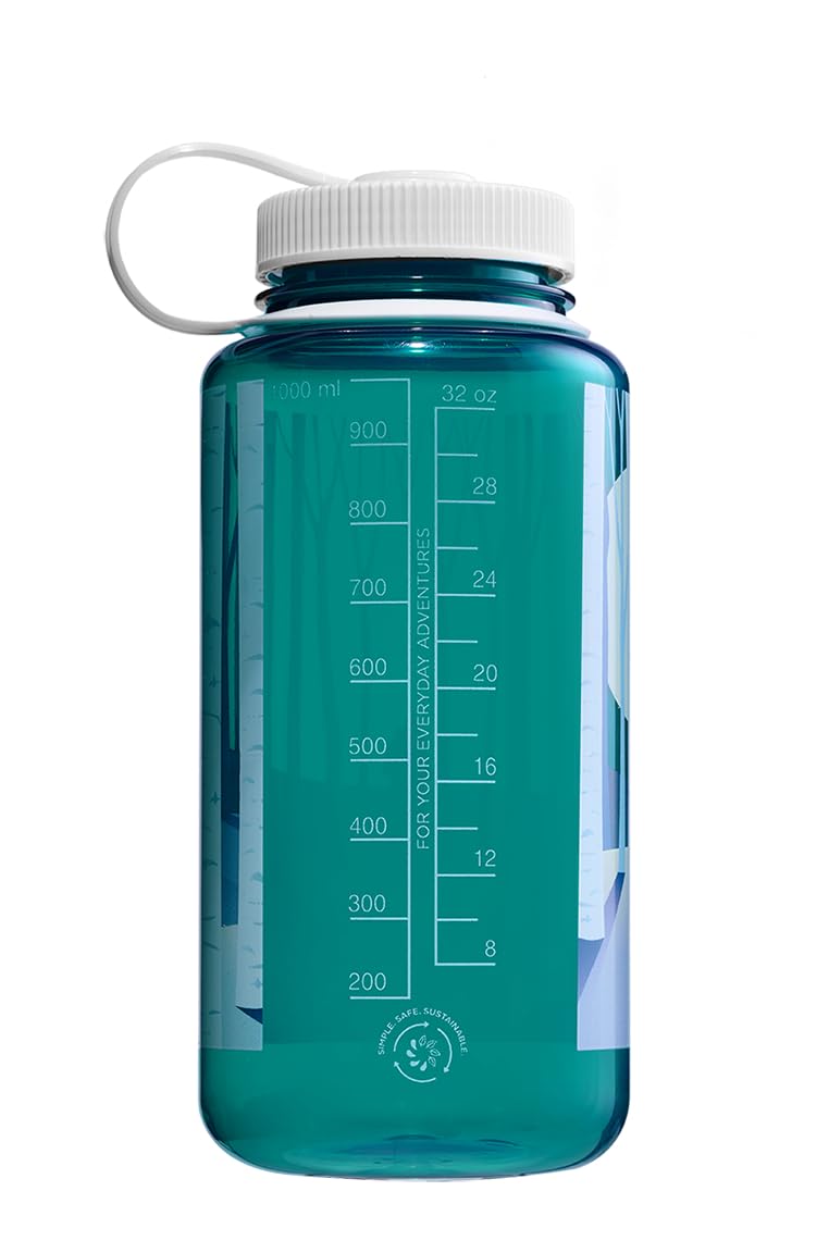 Nalgene Sustain 32 oz. Wide Mouth Water Bottle - Landscape Forest
