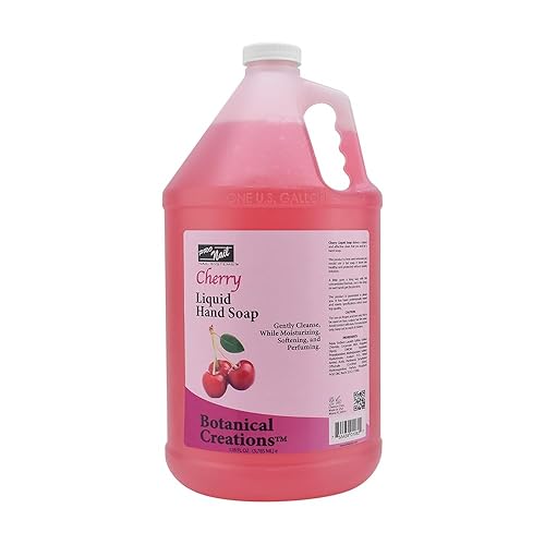 PRO NAIL NAIL SYSTEMS PRONAIL - Liquid Hand Soap Refill, Cherry, 1 Gallon - Deeply Cleanse and Hydrates, Leaving your hands Fresh and Soft - Bulk