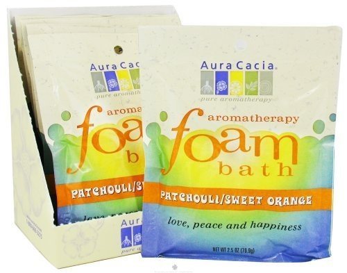 AURA CACIA FOAM BATH,PATCHOULI&ORNG, 2.5 OZ Beauty and Personal Care Aura Cacia