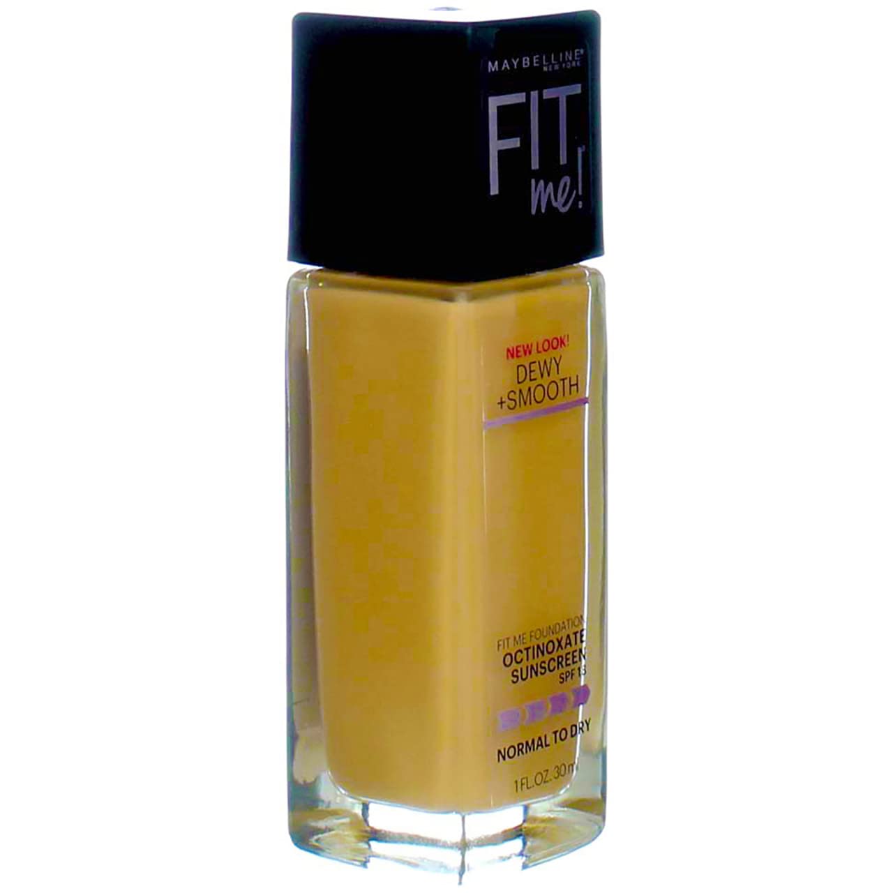Maybelline New York Fit Me! Foundation Dewy + Smooth SPF 18, Sun Beige [310] 1 oz ( Pack of 2)