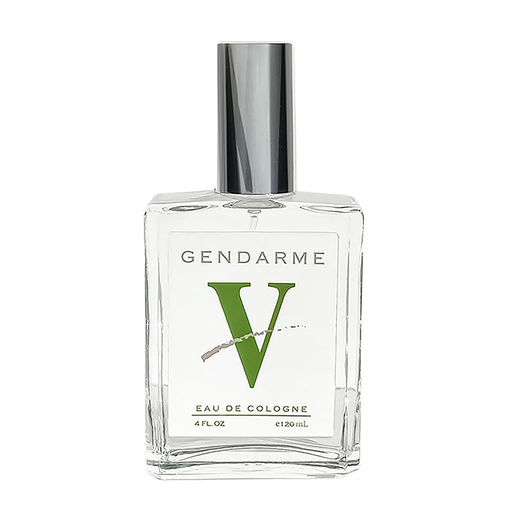 Gendarme V By Gendarme Eau De Cologne Spray for Men - Smokey Wood Aroma with Lemon, Bergamot, Vetiver, Verbena, Basil Fragrance Notes, 4oz Glass Spray Beauty & Personal Care Gendarme
