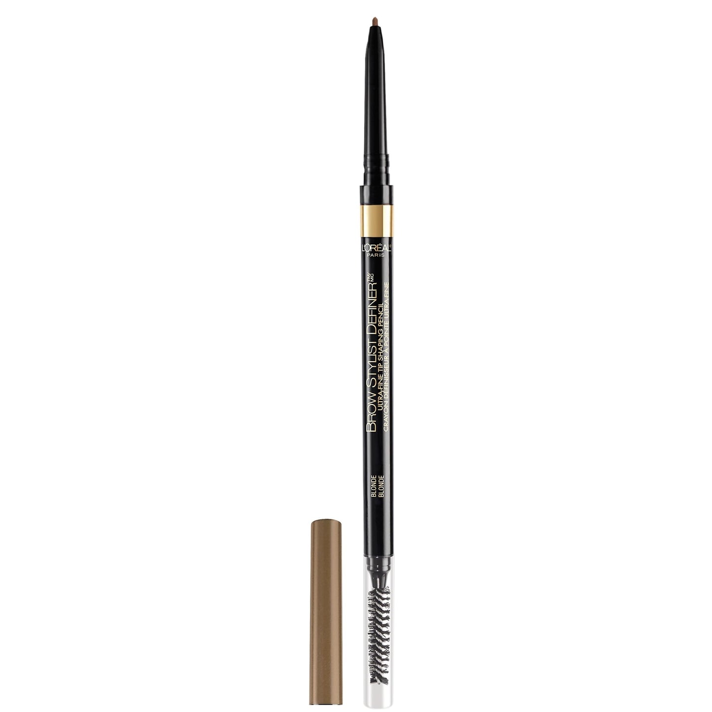 L'Oreal Paris Makeup Brow Stylist Definer Waterproof Eyebrow Pencil, Ultra-Fine Mechanical Pencil, Draws Tiny Brow Hairs and Fills in Sparse Areas Beauty and Personal Care L'Oreal Paris Default Title