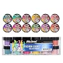 Mia Secret Fashion Color Nail Art Powder 12 Colors Mix Beauty & Personal Care Mia Secret