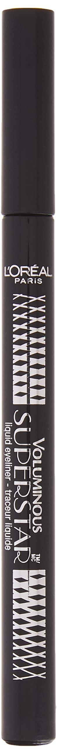 L’Oreal ParisLor Vol Superstar Liner B Size .05z Voluminous Superstar Liner 202 Black .05oz