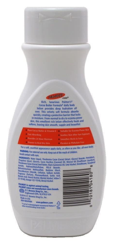 Palmers Cocoa Butter Lotion 8.5 Ounce With Vitamin-E (251ml) (2 Pack)
