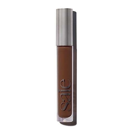 Saie Hydrabeam Under Eye Brightener - Sheer + Hydrating Concealer with Glycerin, Squalane + Cucumber Extract - Brightening Under Eye Concealer +