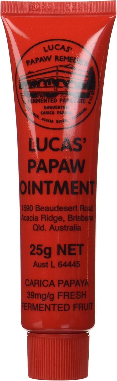 Lucas Papaw Ointment 25g - Soothing Lip and Skin Healing Balm with Fresh Fermented Carica Papaya, Natural Ingredients, Suitable for All Skin Types Beauty and Personal Care Lucas Papaw