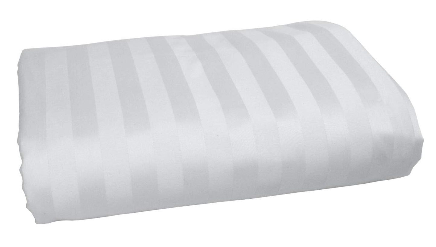 TREND BEDDING MART TBM 3 PC Striped Bedsheet - 1 Flat/Top Sheet with 2 Pillowcases Smooth Touch Hotel Quality 100% Egyptian Cotton 800 Thread Count