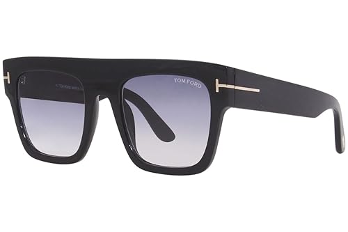 Tom Ford RENEE FT 0847 Shiny Black/Grey Shaded 52/21/140 women Sunglasses