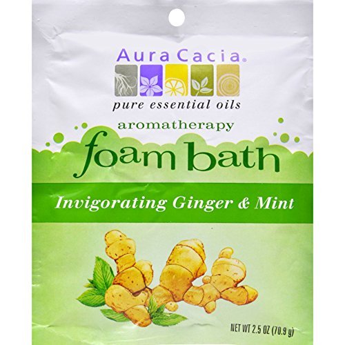 AURA CACIA FOAM BATH,GINGER & MINT, 2.5 OZ Beauty and Personal Care Aura Cacia