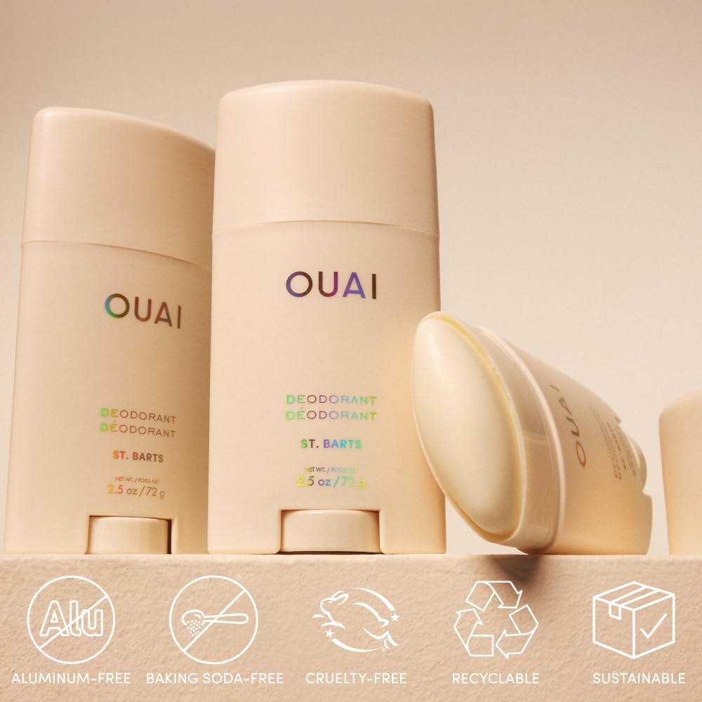 OUAI Aluminum Free Deodorant - Women's Deodorant with 24-Hour Odor Control & Invisible Application - Enriched with Notes of Dragon Fruit, Orange Beauty and Personal Care OUAI