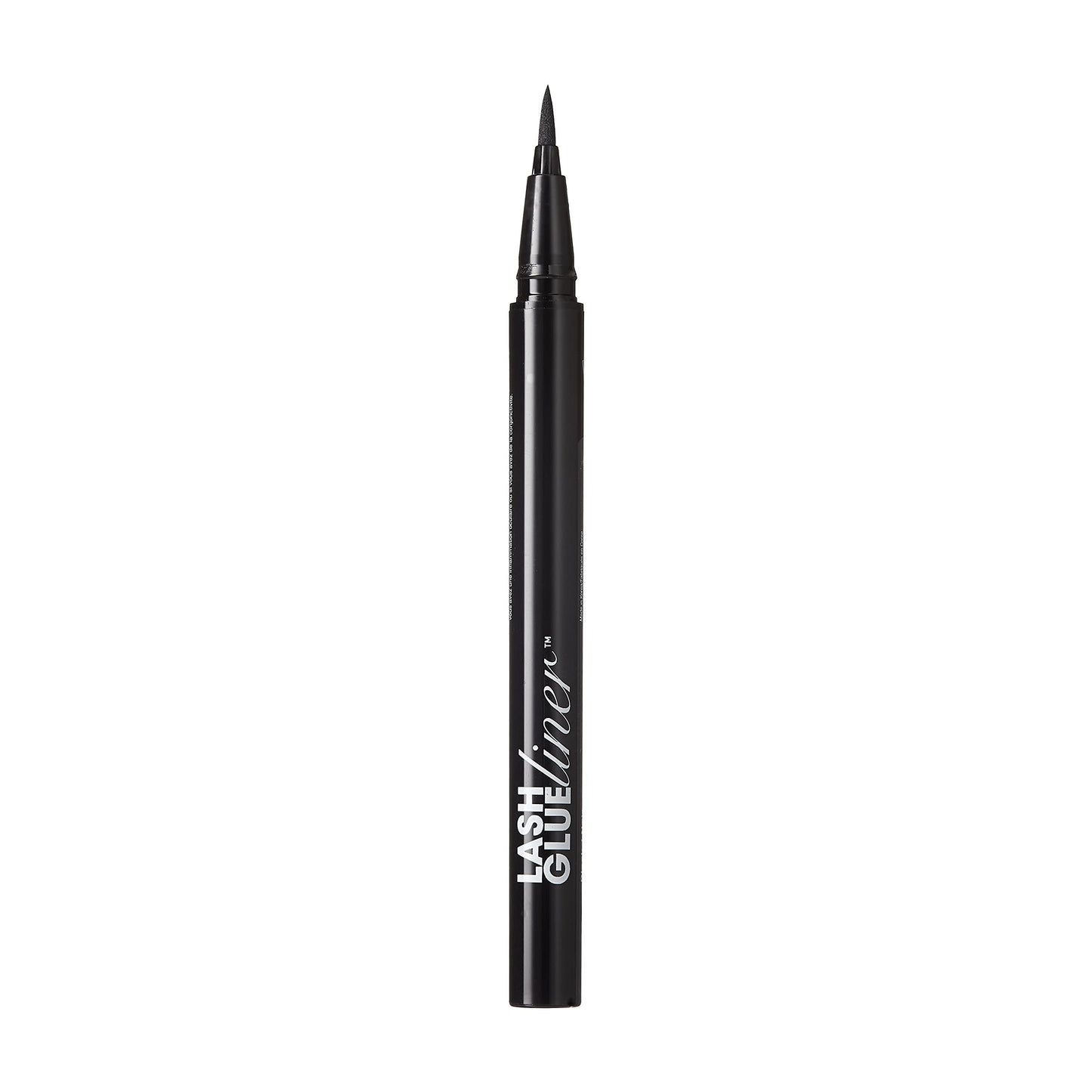 KISS Lash GLUEliner, 2-in-1 Felt-Tip Eyeliner and Lash Adhesive, Long Lasting Wear, Can Be Used With Strip Lashes and Lash Clusters, Net Wt. 0.7 mL