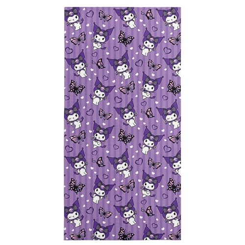 Northwest Kuromi Microfiber Beach Towel, 30" x 60", Cute Kuromi