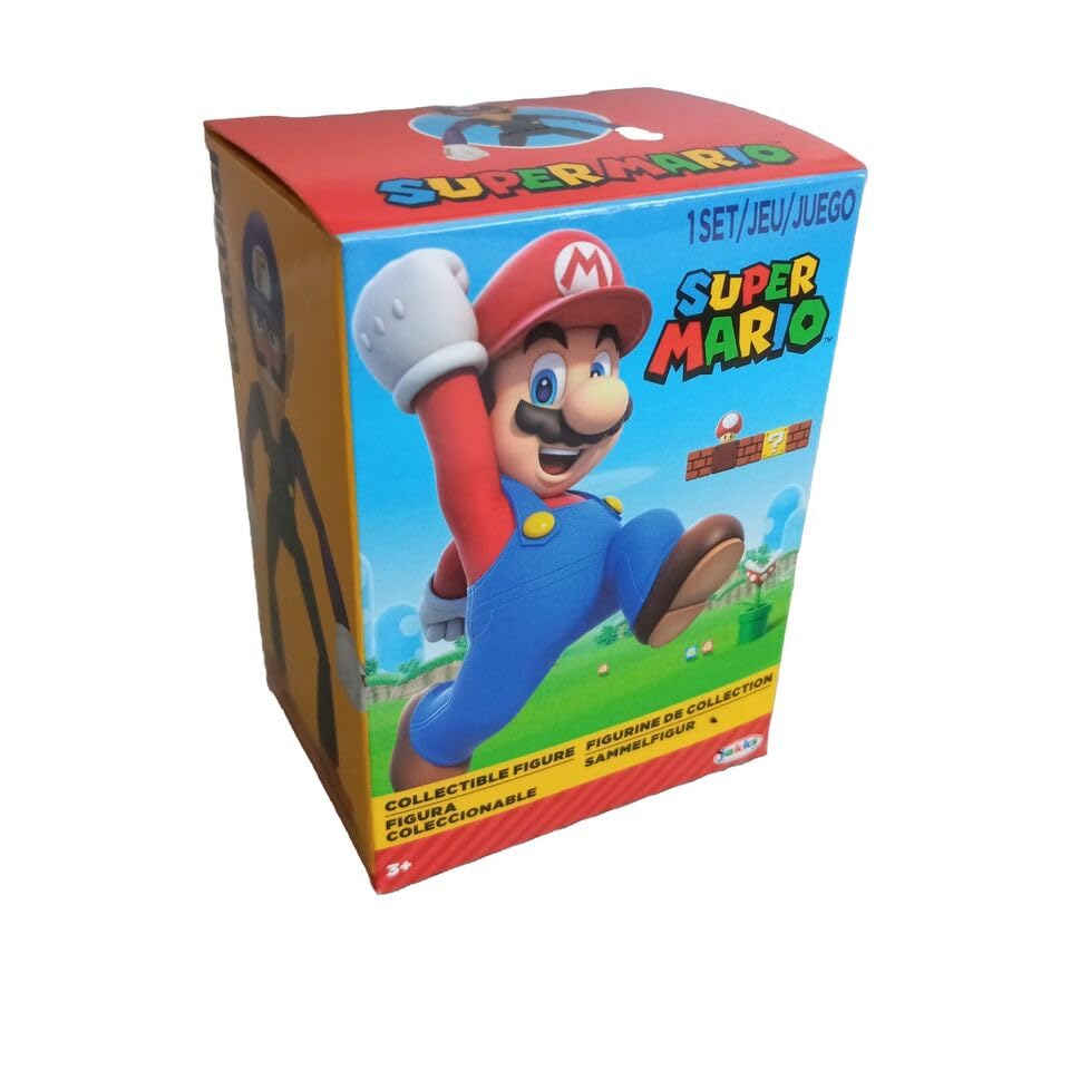 Super Mario Action Figure 2.5 Inch Waluigi Collectible Toy - Packaging May Vary