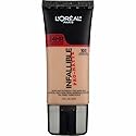 L'Oreal Paris Infallible Pro-Matte Foundation, Natural Buff [103] 1 oz (Pack of 3)