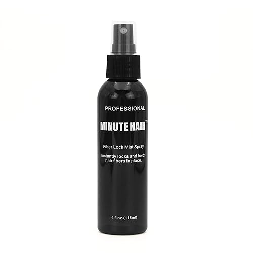 Fiber Lock Hair Spray by Minute Hair - Best Spray to Hold Hair Fibers In Place. Amazing Price.