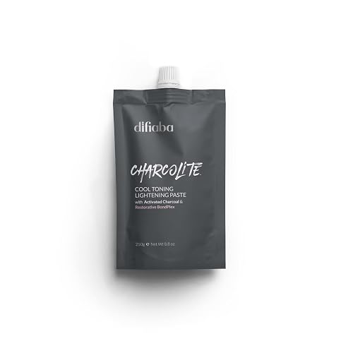Difiaba Charcolite Cool Toning Lightening Paste Activated Charcoal & Bond Plex - 8.8 oz