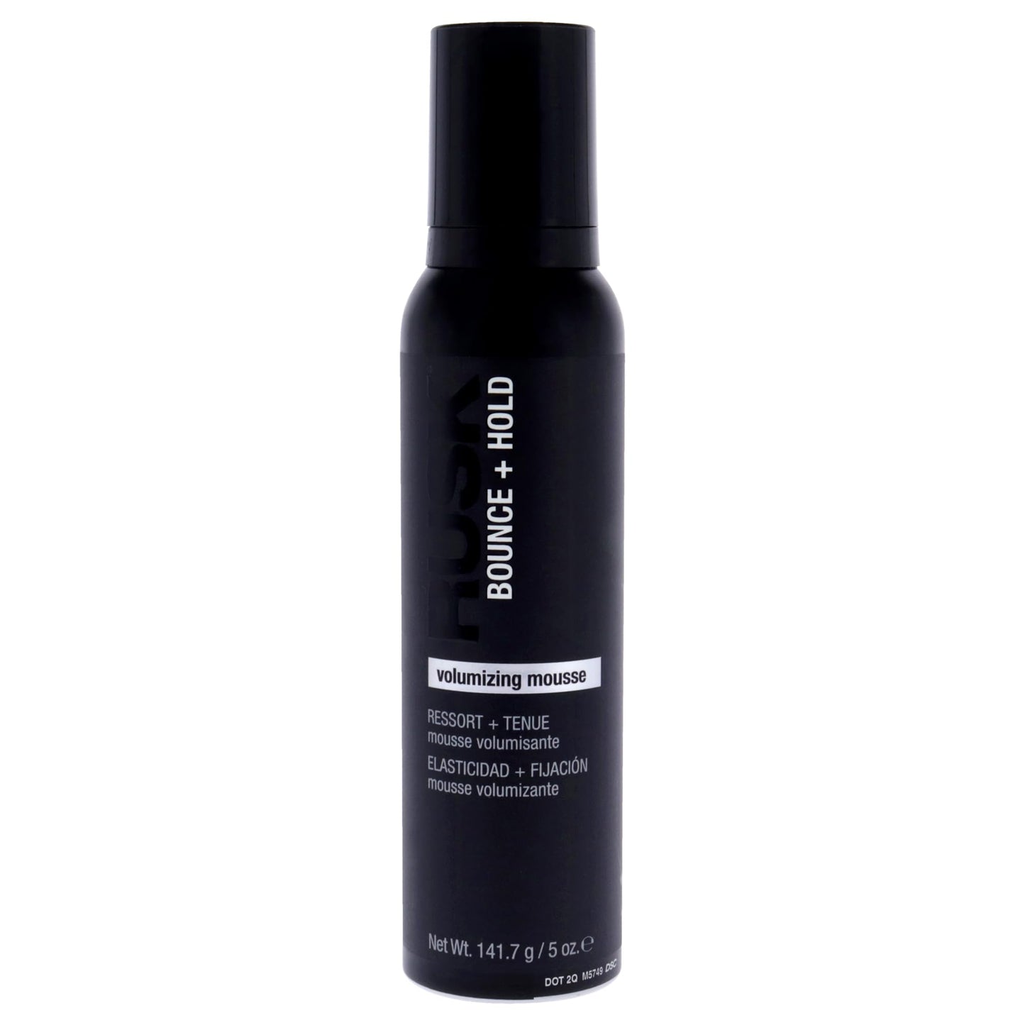 RUSK Volumizing Mousse, Bounce + Hold, Builds Long Lasting Volume, Increases Softness, Body, and Shine, 5 oz