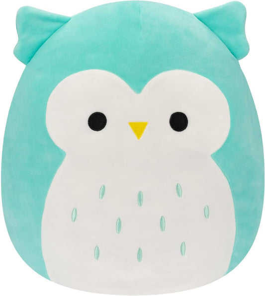 Squishmallows Original 14-Inch Winston Teal Owl - Large Ultrasoft Official Jazwares Plush