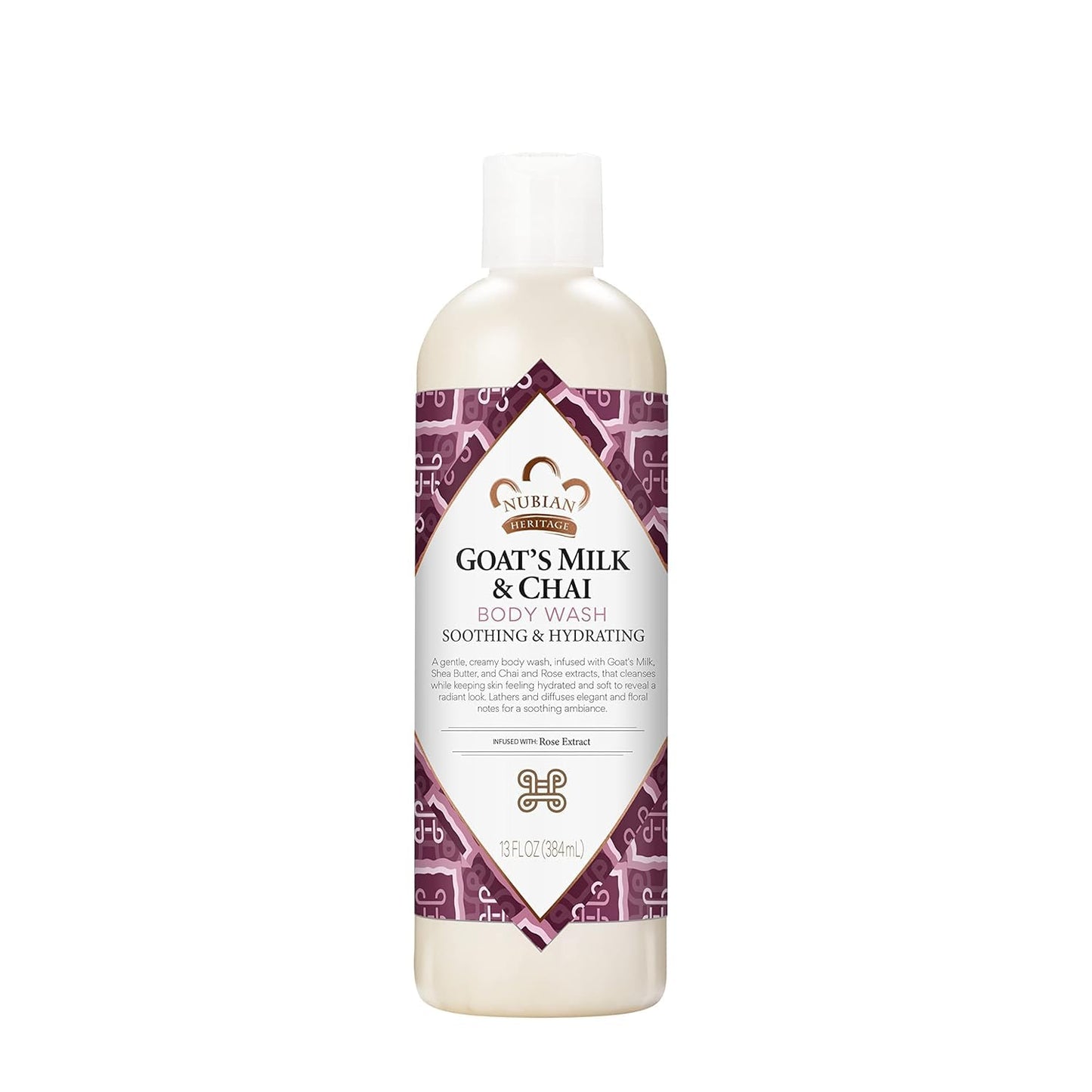 Nubian Heritage: Goat's Milk & Chai Body Wash, 13 Oz (3 Pack) Beauty & Personal Care Nubian Heritage