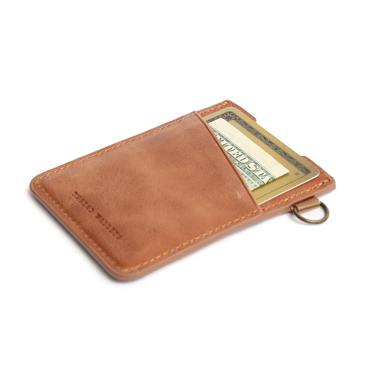 Thread Wallets Ultra Slim Card Holder Wallet - For Women & Men Minimalist Small Modern Credit Organizer Mini (Fine Line)