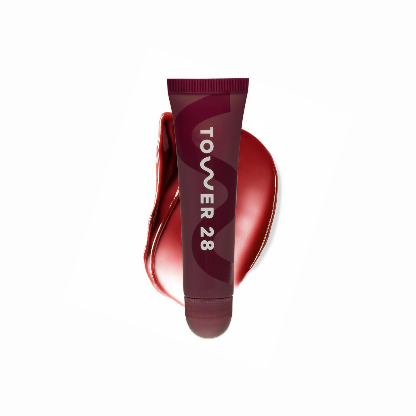 Tower 28 LipSoftie Tinted Lip Balm Treatment - Hydrating Glossy Balm + Overnight Lip Mask with Jojoba Oil + Shea Butter - Sweet, Cushiony Formula