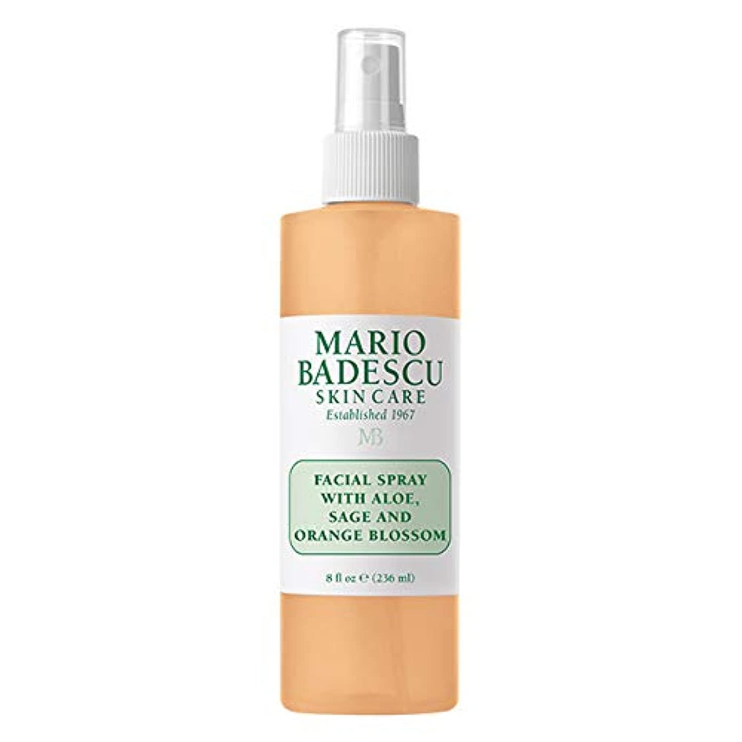 Mario Badescu Rose Water + Orange Facial Spray Bundle | Hydrating Rosewater Face Mist with Aloe & Herbs + Rejuvenating Sage & Orange Blossom | Beauty and Personal Care Mario Badescu
