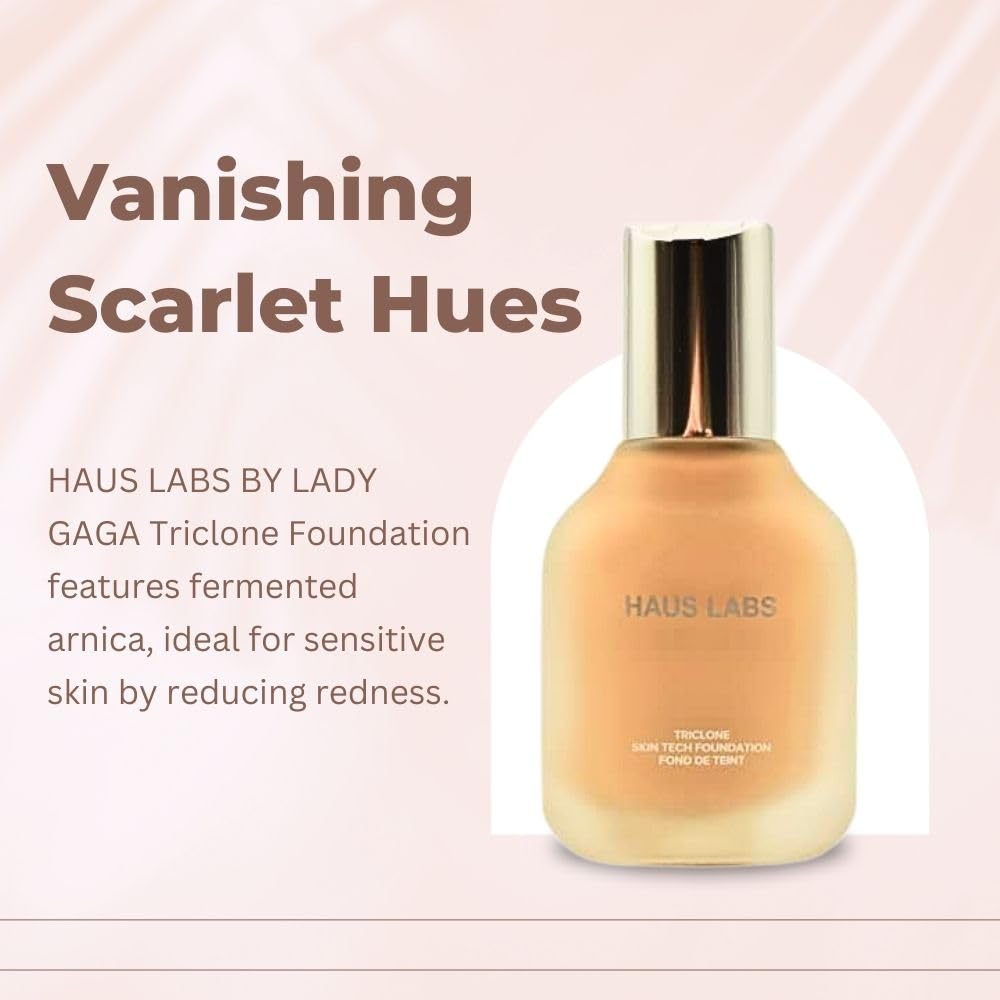HAUS LABS BY LADY GAGA Triclone Skin Tech Medium Coverage Foundation with Fermented Arnica 190 Light Cool