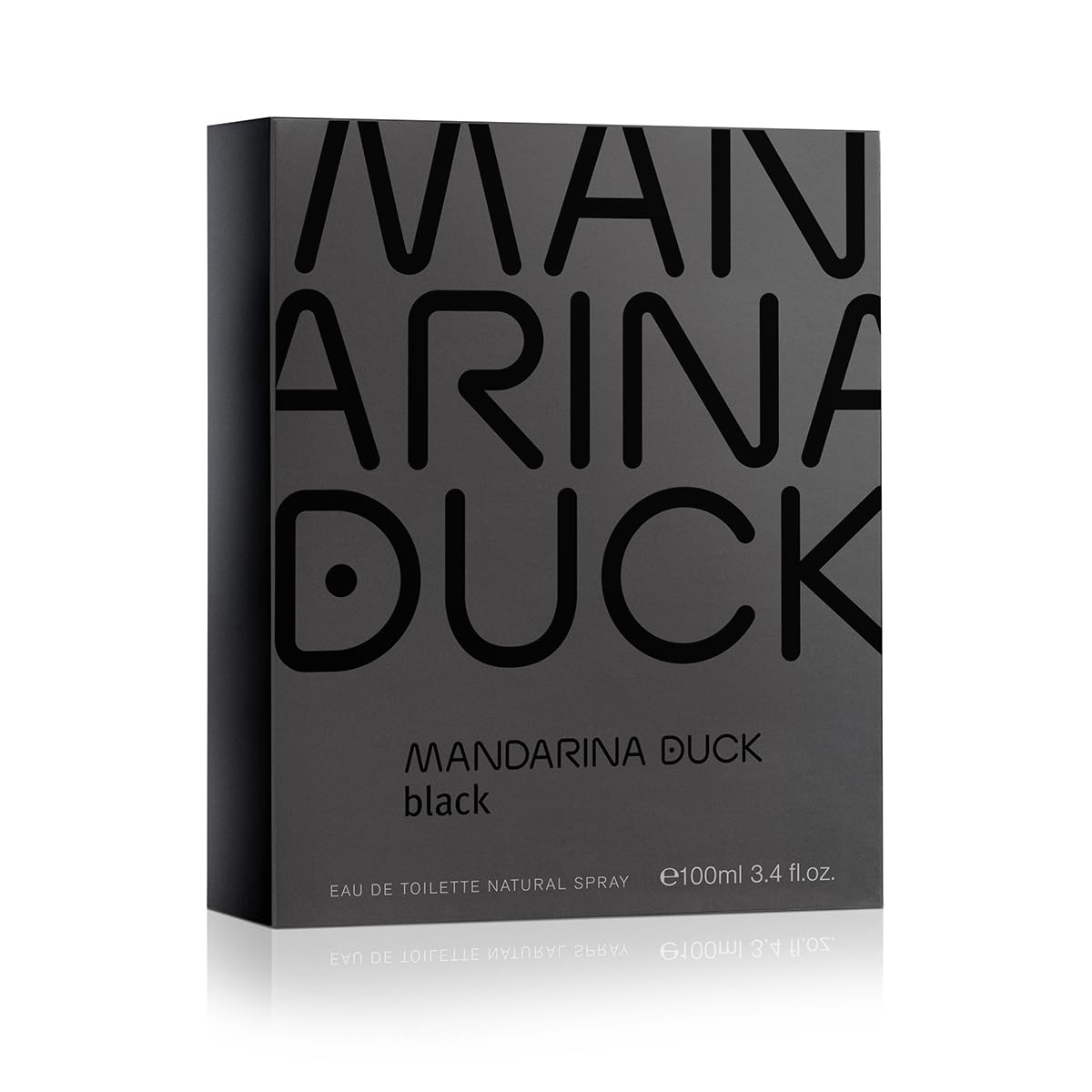 Mandarina Duck Black Eau De Toilette Spray for Men, 3.4 Ounce
