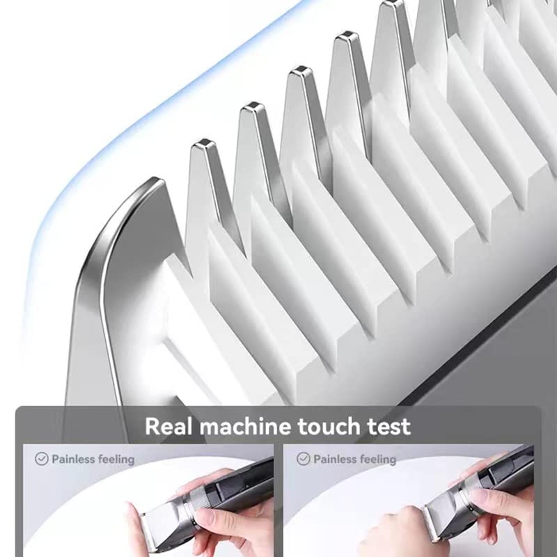 GLESVOWIO Pro Hair Clipper Clippers Cordless Ceramic Blade Trimmer Electric Professional Cutting Grooming Kit Rechargeable LED Display Beauty and Personal Care GLESVOWIO