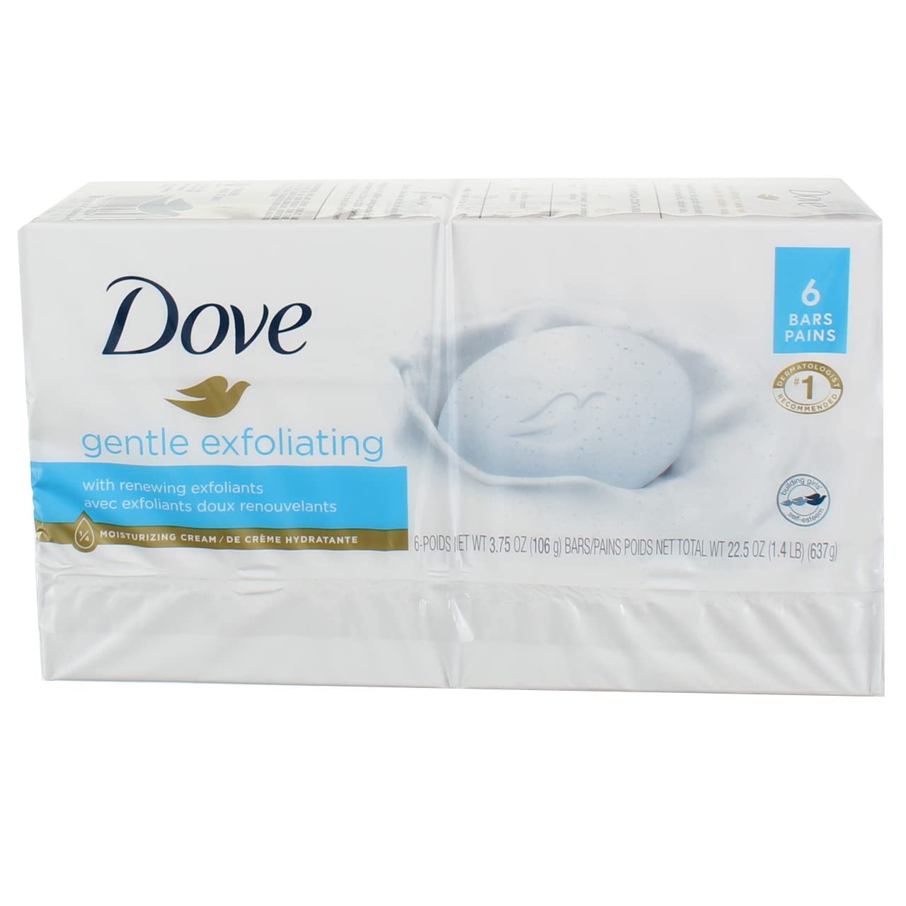 Dove Beauty Bar - Gentle Exfoliating - 4 oz - 6 ct - 2 pk