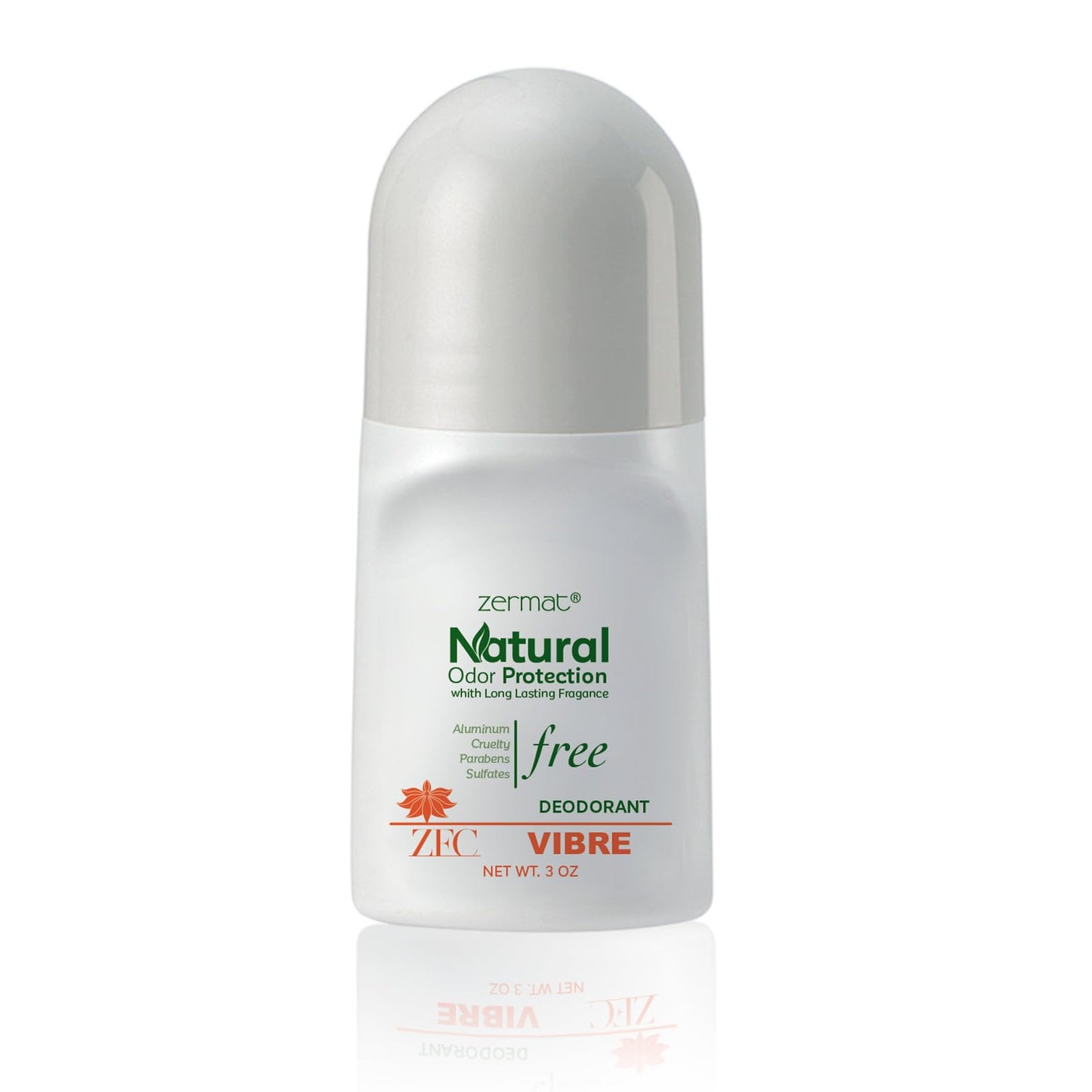 Zermat Vivaze Vibre, Natural Roll-On Deodorant, 3 Oz. Beauty and Personal Care Zermat
