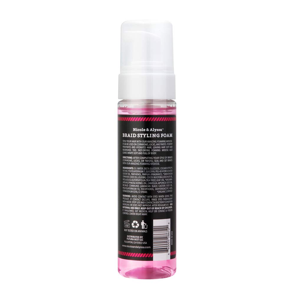 Nicole & Alyssa - Braid Foam and Loc/Twist Gel Combo (7.2oz Foam + 7.9oz Gel)