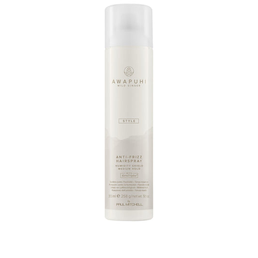 Awapuhi Wild Ginger by Paul Mitchell Anti-Frizz Hairspray, Humidity Shield, Medium Hold, For All Hair Types, 9.1 oz.
