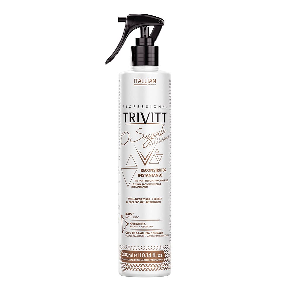 Heat Protectant Hair Spray 14 fl oz. - Keratin Associated Protein Rich Formula for Instant Rebuilding of Fragile, Damaged Hair - The Hairdresser’s