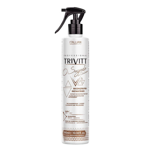 Heat Protectant Hair Spray 14 fl oz. - Keratin Associated Protein Rich Formula for Instant Rebuilding of Fragile, Damaged Hair - The Hairdresser’s Beauty & Personal Care Itallian Hairtech