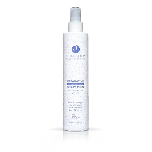 COLURE Reparative Spray Plus 10 oz - Professional Pre-Color Treatment and Protein Hair Repair for Damaged Strands