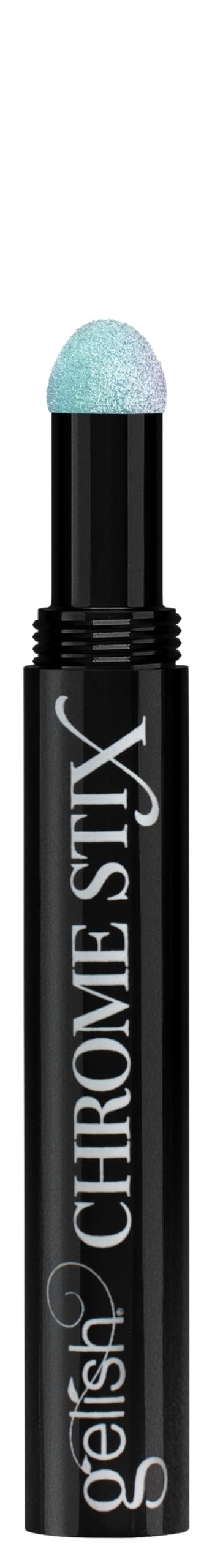 Gelish Chrome Stix: Teal Glazed Metallic Chrome Nail Powder Pen, 0.5g Beauty & Personal Care Gelish