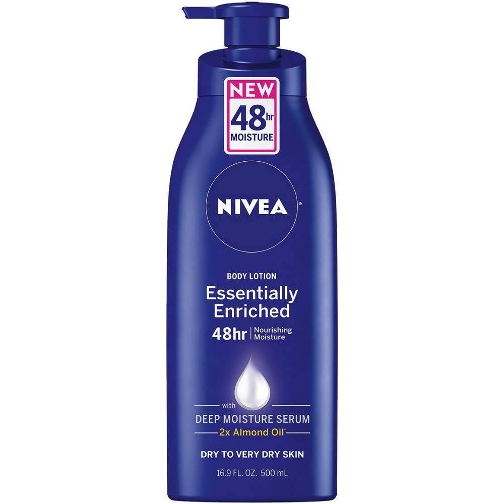 NIVEA Essentially Enriched Body Lotion 16.9 oz (Pack of 10) - Packaging May Vary