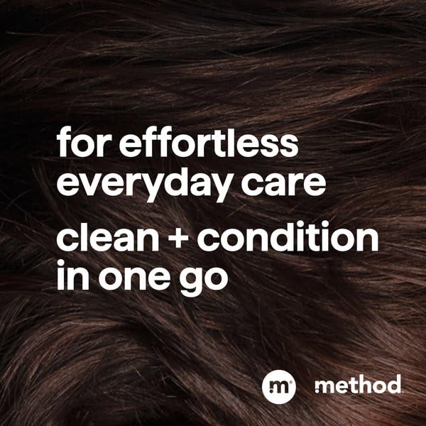 Method Men 2-in-1 Shampoo and Conditioner, Glacier + Granite - Cleans and Conditions with Argan and Jojoba Oil - Made without Parabens - 14 oz Beauty and Personal Care Method