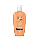 Neutrogena Deep Clean Daily Facial Cleanser with Beta Hydroxy Acid for Normal to Oily Skin, Alcohol-Free, Oil-Free & Non-Comedogenic, 6.7 fl. oz (Pack