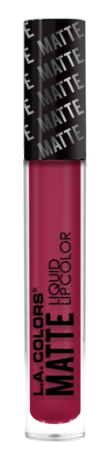 L.A. COLORS Matte Liquid Lip Color, Feisty CLG412