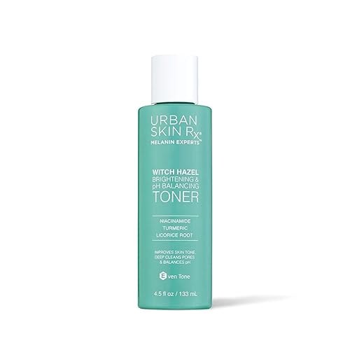 Urban Skin Rx® Witch Hazel Brightening & pH Balancing Toner, Exfoliated & Clarifies Clogged Pores, Improves The Appearance of Uneven Skin Tone