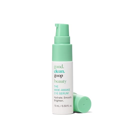 good.clean.goop beauty The Wide-Awake Eye Serum | Gel Serum to Reduce Fine Lines | Peptides, Astaxanthin & Reishi Mushroom Extract | Caffeine Eye
