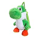 Super Mario Bros Yoshi 17 Youth Plush Backpack