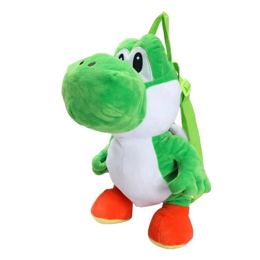Super Mario Bros Yoshi 17 Youth Plush Backpack