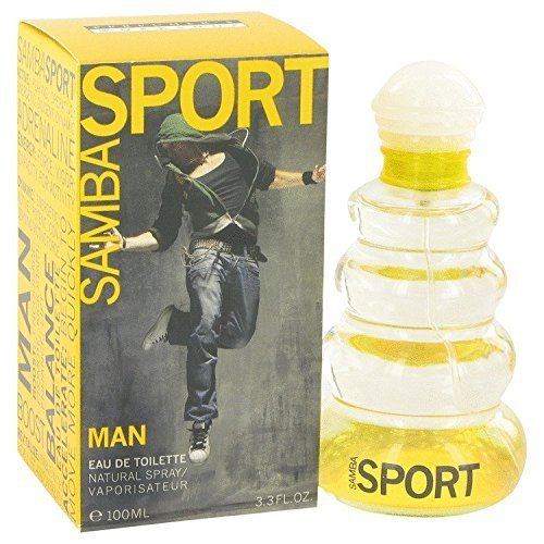 Samba Sport by Perfumers Workshop Eau De Toilette Spray 3.3 oz Men Beauty & Personal Care Perfumer's Workshop